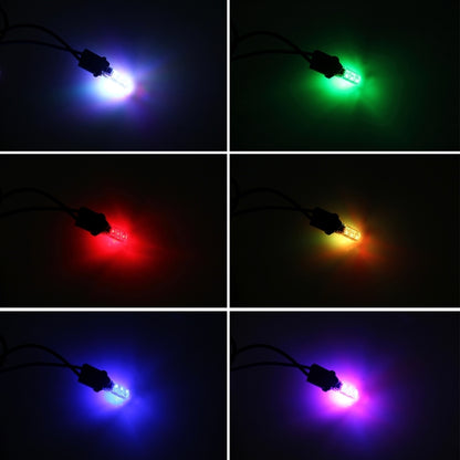 2 PCS T10 2W Auto Flash Strobe Fade Smooth Remote Controlled Colorful LED Clearance Decorative Light, DC 12V - Clearance Lights by buy2fix | Online Shopping UK | buy2fix