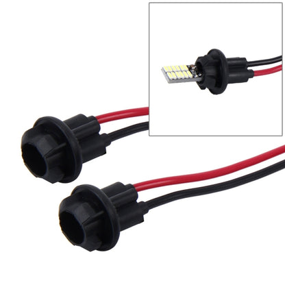 2 PCS T10 Car Auto LED Bulb Socket Holder (No Including Light) - Wires by buy2fix | Online Shopping UK | buy2fix