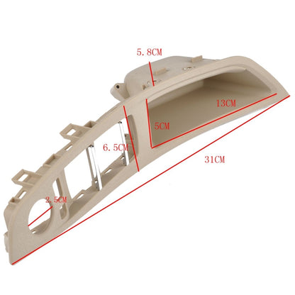 Door Left Front Handle Window Switch Panel 51417225875 for BMW 5 Series(Beige) - In Car by buy2fix | Online Shopping UK | buy2fix