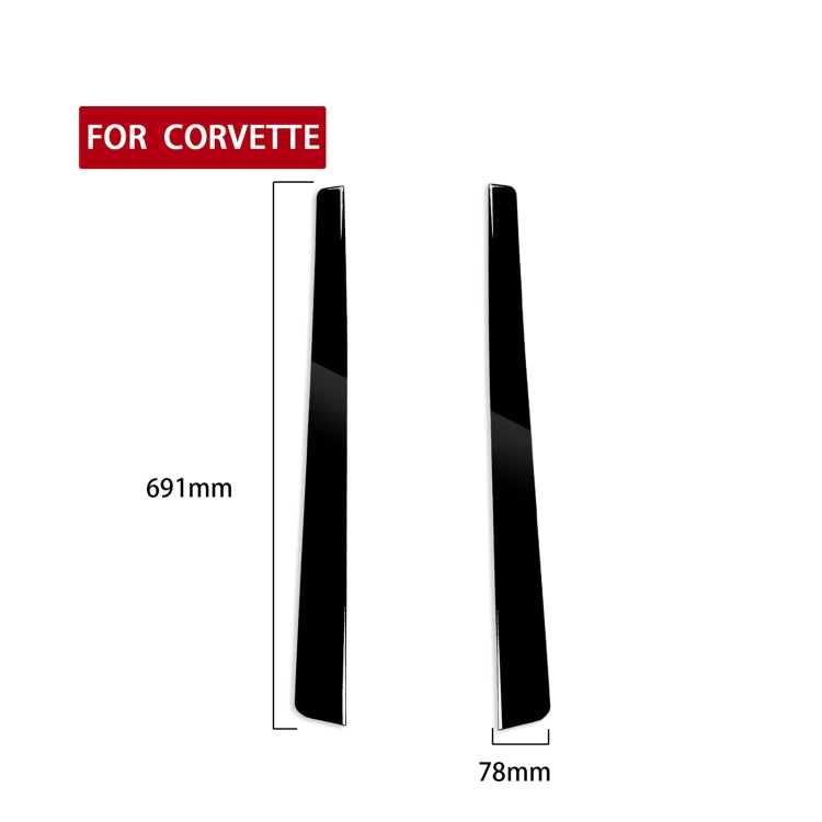 For Chevrolet Corvette C5 1998-2004 Car Threshold Decorative Sticker, Left Drive - In Car by buy2fix | Online Shopping UK | buy2fix