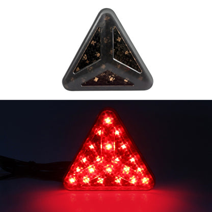 Bicycle / Mountain Bike Y Style Triangle Pilot Light LED Tail Light (Black) - Taillights by buy2fix | Online Shopping UK | buy2fix