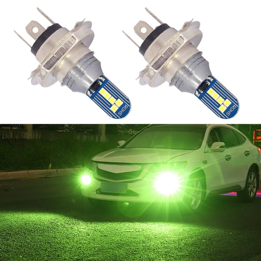 1 Pair H4 DC12V 7.8W Car LED Fog Light (Lime Green) - In Car by buy2fix | Online Shopping UK | buy2fix