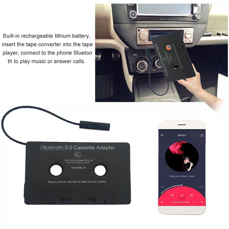 Universal Bluetooth Converter Car Tape MP3 / SBC / Stereo Bluetooth Audio Cassette -  by buy2fix | Online Shopping UK | buy2fix