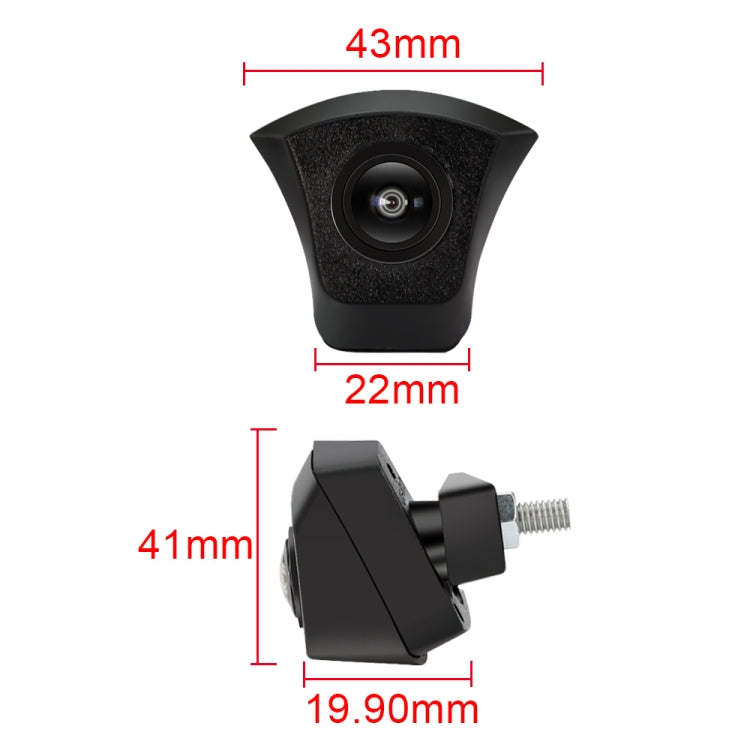 Car HD Horizontal Angle 150 Degree Front View Camera for Audi - In Car by buy2fix | Online Shopping UK | buy2fix