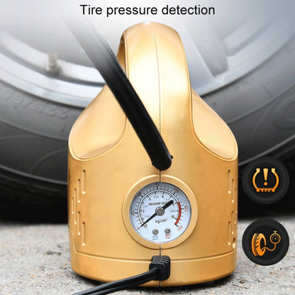 DC 12V 100W Four In One Portable  Car Tire Pump Inflatable Pump(Rose Gold) - In Car by buy2fix | Online Shopping UK | buy2fix