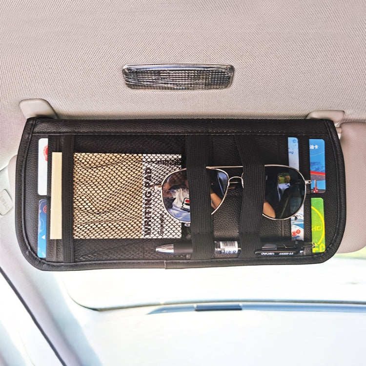 Multifunctional Car Sun Visor Car Card Bag Storage Bag -  by buy2fix | Online Shopping UK | buy2fix