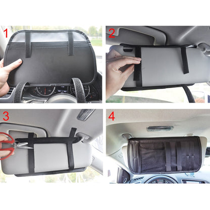 Multifunctional Car Sun Visor Car Card Bag Storage Bag -  by buy2fix | Online Shopping UK | buy2fix