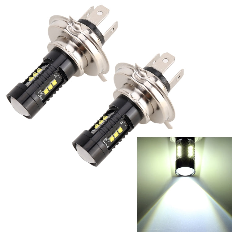 2 PCS H4 DC12V 4.3W 6000K 500LM Car Fog Lights with 12LEDs SMD-2525 - In Car by buy2fix | Online Shopping UK | buy2fix