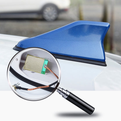 Universal Car Antenna Aerial Shark Fin Radio Signal (Blue) -  by buy2fix | Online Shopping UK | buy2fix