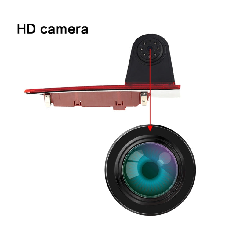 PZ477 Car Waterproof 170 Degree Brake Light View Camera for Ford Transit Custom - In Car by buy2fix | Online Shopping UK | buy2fix