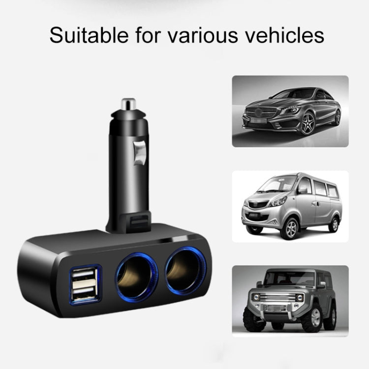 SHUNWEI SD-1918 80W 3.1A Car 2 in 1 Dual USB Charger (White) -  by SHUNWEI | Online Shopping UK | buy2fix