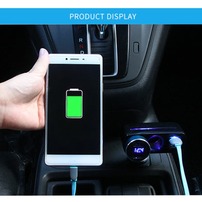 SHUNWEI SD-1918 80W 3.1A Car 2 in 1 Dual USB Charger (White) -  by SHUNWEI | Online Shopping UK | buy2fix