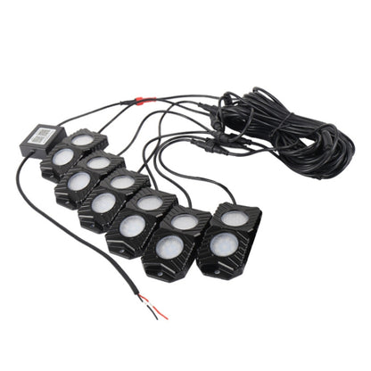 DC12-24V 18/27/36W 6 in 1 Dual-row RGB Mobile Phone Bluetooth APP Control Car Bottom Light / Chassis Light / Yacht Deck Light - In Car by buy2fix | Online Shopping UK | buy2fix