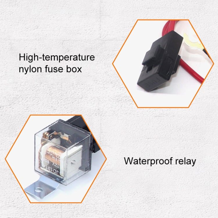 12V Car Horn Wiring Harness Relay Cable - In Car by buy2fix | Online Shopping UK | buy2fix