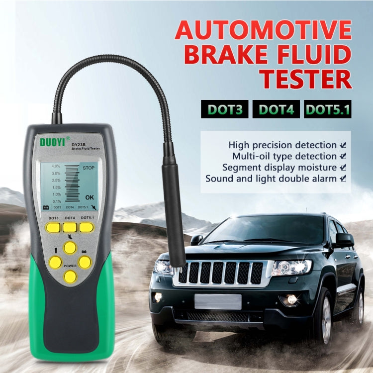 DUOYI DY23B Car Brake Fluid Detection Pen Moisture Tester - Electronic Test by DUOYI | Online Shopping UK | buy2fix