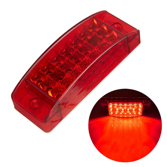 MK-142 DC12V-24V 21LEDs Car Tail Light Running Water Flashing Edge Light (Red Light) - In Car by buy2fix | Online Shopping UK | buy2fix