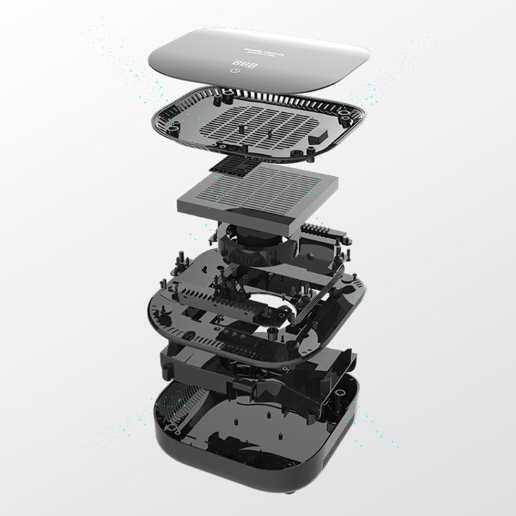XJ-008 Car Negative Ion USB Air Purifier, Smart Version (Black) - In Car by buy2fix | Online Shopping UK | buy2fix