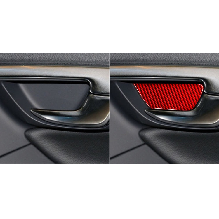 Car Inner Door Bowl Decorative Sticker for Volvo V60 2010-2017, Left and Right Drive (Red) - In Car by buy2fix | Online Shopping UK | buy2fix