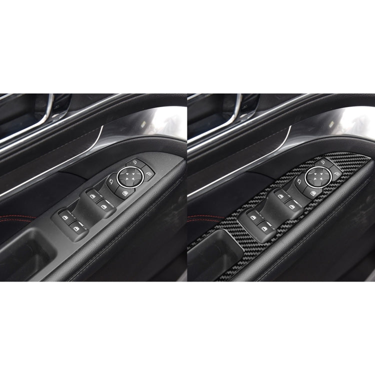 Car Carbon Fiber Window Lift Panel Decorative Sticker for Ford Explorer 2013-2019, Left Drive - In Car by buy2fix | Online Shopping UK | buy2fix