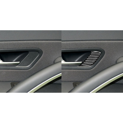 2 PCS / Set Carbon Fiber Car Door Lock Frame Decorative Sticker for Volkswagen Scirocco 2009-2016,Right Drive - In Car by buy2fix | Online Shopping UK | buy2fix