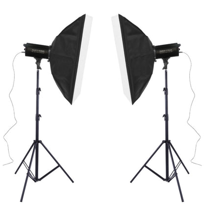 TRIOPO Oubao TTR600W 70x100cm Studio Softbox + Tripod Mount + 2x E27 150W Light Bulb Photography Lighting Tow Piece Set - Shoe Mount Flashes by TRIOPO | Online Shopping UK | buy2fix