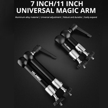 YELANGU 11 inch Adjustable Friction Articulating Magic Arm (Black) - Camera Gimbal by YELANGU | Online Shopping UK | buy2fix