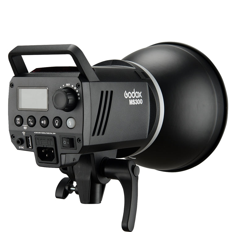 Godox MS300 Studio Flash Light 300Ws Bowens Mount Studio Speedlight with Cover(UK Plug) - Shoe Mount Flashes by Godox | Online Shopping UK | buy2fix