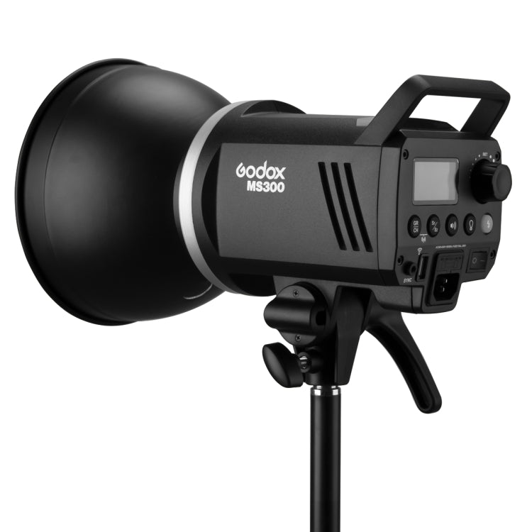 Godox MS300 Studio Flash Light 300Ws Bowens Mount Studio Speedlight with Cover(US Plug) - Shoe Mount Flashes by Godox | Online Shopping UK | buy2fix