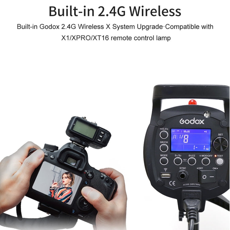 Godox QT600IIM 600Ws 1/8000s High Speed  Strobe Studio Flash Light(US Plug) - Camera Accessories by Godox | Online Shopping UK | buy2fix