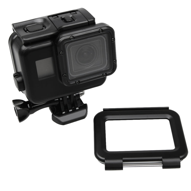 2 in 1 for GoPro HERO5 Touch Screen Back Cover + 45m Waterproof Housing Protective Case(No Need to Disassemble Lens When Installed) with Buckle Basic Mount & Lead Screw(Black) - DJI & GoPro Accessories by buy2fix | Online Shopping UK | buy2fix