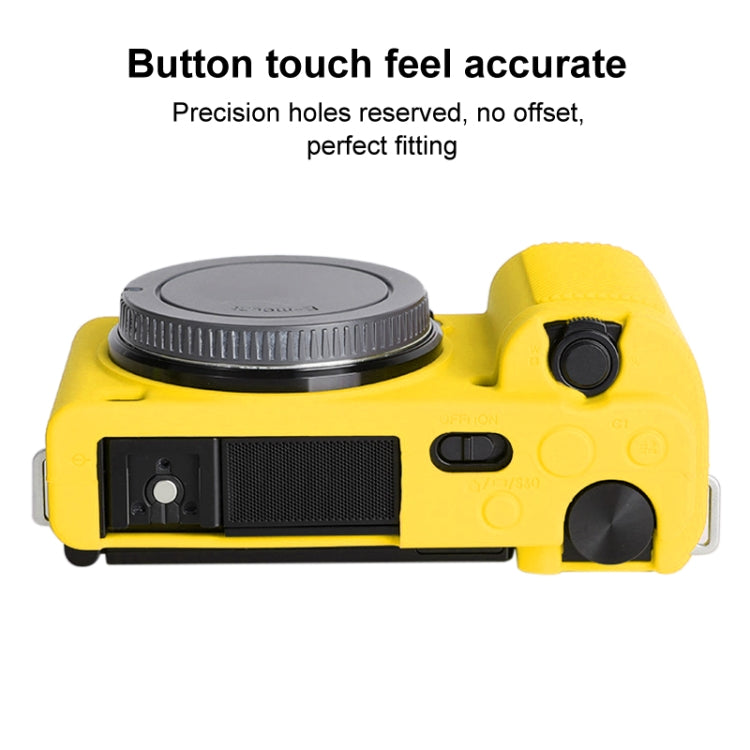 For Sony ZV-E10 Soft Silicone Protective Case (Yellow) - Camera Accessories by buy2fix | Online Shopping UK | buy2fix