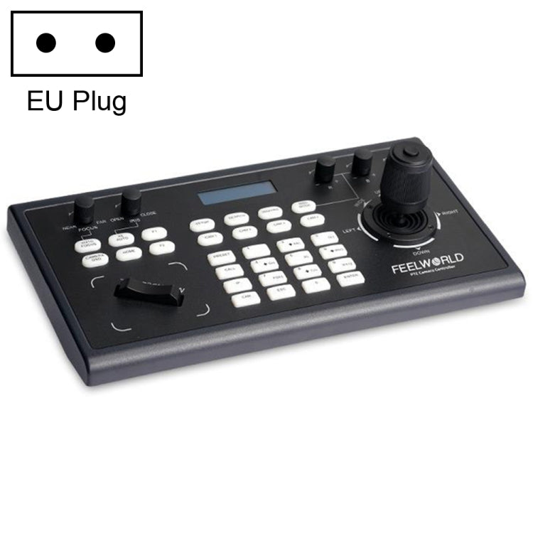 FEELWORLD KBC10 PTZ Camera Controller with Joystick and Keyboard Control ,Support PoE(EU Plug) - HD Camera by FEELWORLD | Online Shopping UK | buy2fix