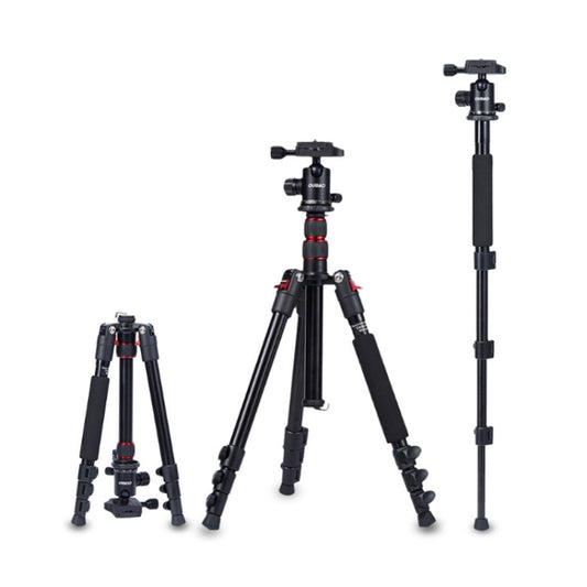 TRIOPO Oubao A-208S Adjustable Portable  Aluminum Alloy Tripod with Ball Head for SLR Camera - Camera Accessories by TRIOPO | Online Shopping UK | buy2fix