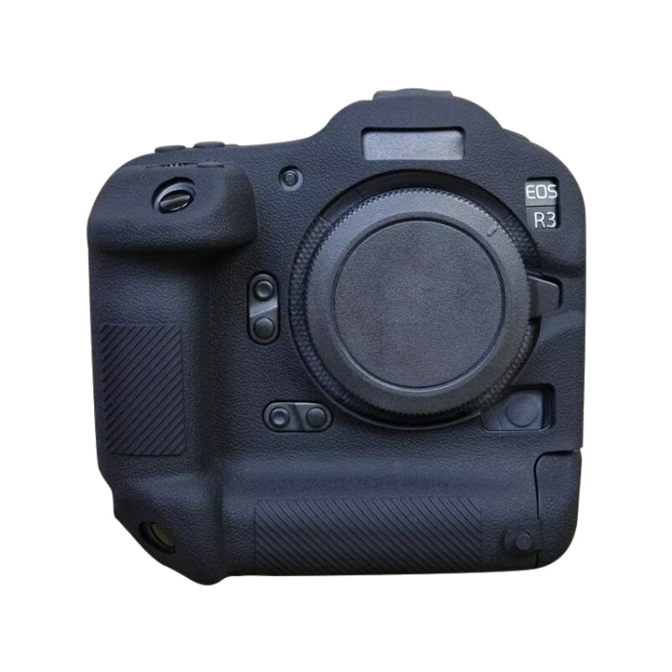 For Canon EOS R3 Soft Silicone Protective Case (Black) - Protective Case by buy2fix | Online Shopping UK | buy2fix