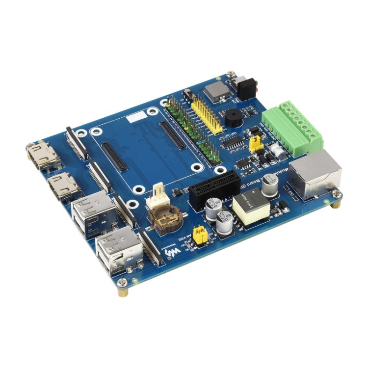 Waveshare Compute Module IO Board with PoE Feature (Type B) for Raspberry Pi all Variants of CM4 - LCD & LED Display Module by WAVESHARE | Online Shopping UK | buy2fix