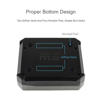 Waveshare Argon One M.2 Aluminum Case For Raspberry Pi 4, with M.2 Expansion Slot - Modules Expansions Accessories by WAVESHARE | Online Shopping UK | buy2fix