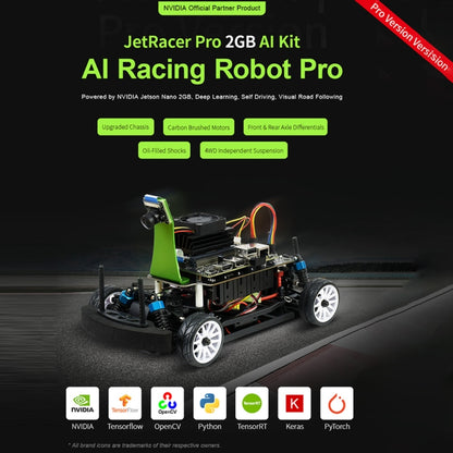 Waveshare JetRacer Pro 2GB AI Kit, High Speed AI Racing Robot Powered by Jetson Nano 2GB, Pro Version, EU Plug - Consumer Electronics by WAVESHARE | Online Shopping UK | buy2fix