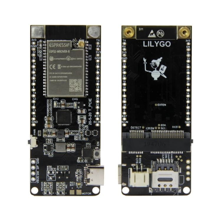 TTGO T-PCIE ESP32-WROVER-B AXP192 Chip WiFi Bluetooth Nano Card SIM Series Module 4MB Hardware Composable Development Board - Module by TTGO | Online Shopping UK | buy2fix