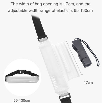 STARTRC Portable Frosted Transparent Waterproof Waist Pack Storage Bag for DJI Osmo Pocket / Action - DJI & GoPro Accessories by STARTRC | Online Shopping UK | buy2fix