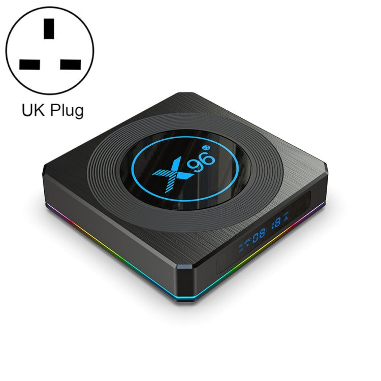 X96 X4 8K Smart TV BOX Android 11.0 Media Player with Remote Control, Amlogic S905X4 Quad Core ARM Cortex A55, RAM: 4GB, ROM: 32GB, Support 100M, Dual Band WiFi, Bluetooth, UK Plug - Consumer Electronics by Beelink | Online Shopping UK | buy2fix
