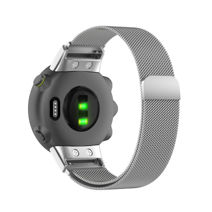 For Garmin Forerunner 45 / 45S / Swim 2 Milanese Watch Band(Silver) - Smart Wear by buy2fix | Online Shopping UK | buy2fix