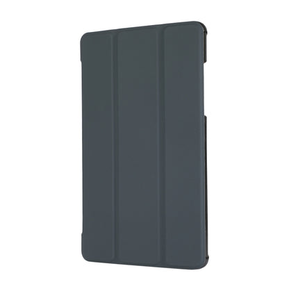 3-folding Skin Texture Horizontal Flip TPU + PU Leather Case with Holder For Samsung Galaxy Tab A 8.0 (2019) T290 / T295(Black) - Samsung Accessories by buy2fix | Online Shopping UK | buy2fix