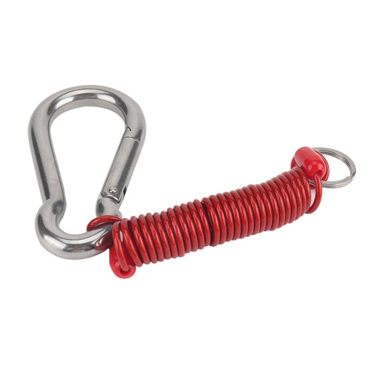 RV Trailer Spring Safety Rope Breakaway Cable, Safety Buckle Size:M10 x 100mm(Red) - In Car by buy2fix | Online Shopping UK | buy2fix
