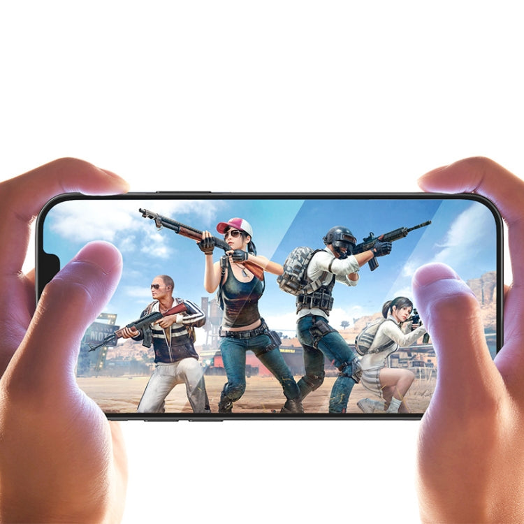 For iPhone 12 Pro Max hoco 0.33mm 2.5D Shatterproof Ultra-fine Edge Full-screen HD Tempered Film(Black) - iPhone 12 Pro Max Tempered Glass by hoco | Online Shopping UK | buy2fix