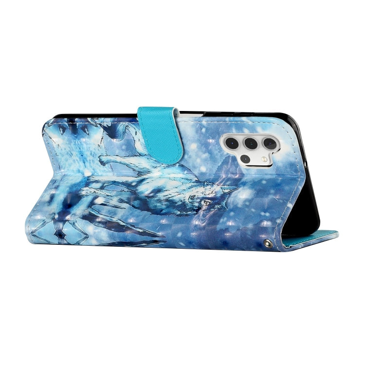 For Samsung Galaxy A32 5G 3D Pattern Horizontal Flip PU Leather Case with Holder & Card Slots & Wallet(Snow Mountain Wolf) - Galaxy Phone Cases by imak | Online Shopping UK | buy2fix