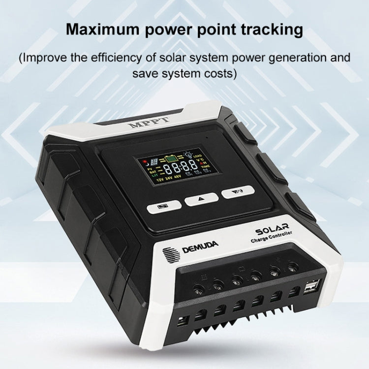 MPPT Solar Controller 12V / 24V / 48V Automatic Identification Charging Controller with Dual USB Output, Model:30A - Consumer Electronics by buy2fix | Online Shopping UK | buy2fix