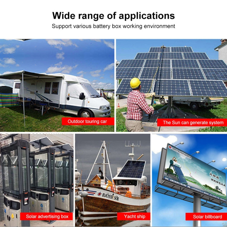 PWM Solar Controller 12V / 24V Lithium Battery Charging Photovoltaic Panel Charging Street Light Controller with Dual USB Output, Model:CPLS-50A - Consumer Electronics by buy2fix | Online Shopping UK | buy2fix