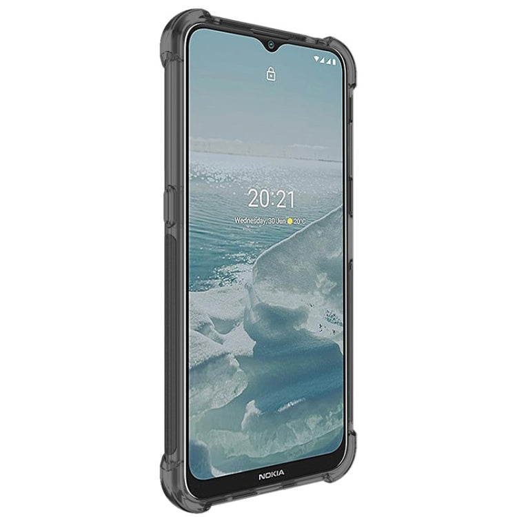 For Nokia G20 / G10 IMAK All Coverage Shockproof Airbag TPU Case(Transparent Black) - Nokia Cases by imak | Online Shopping UK | buy2fix