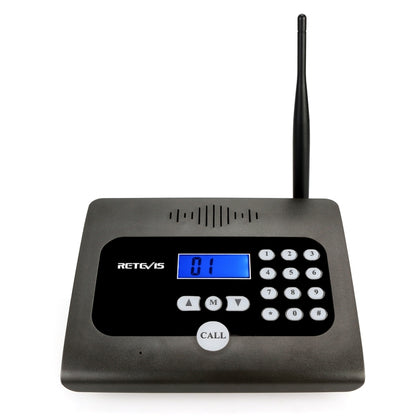 RETEVIS RT57 Wireless Business Calling Device Wireless Intercom System(Black) - Handheld Walkie Talkie by RETEVIS | Online Shopping UK | buy2fix