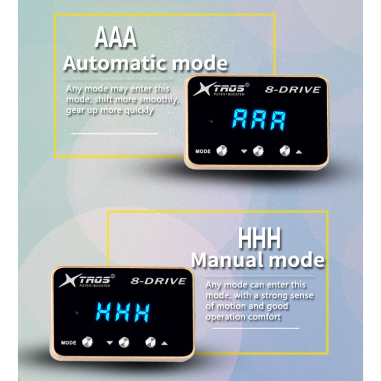 For Mitsubishi Lancer 2008-2019 TROS 8-Drive Potent Booster Electronic Throttle Controller Speed Booster - In Car by TROS | Online Shopping UK | buy2fix